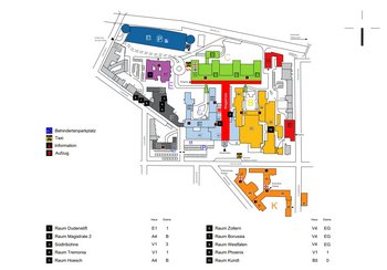 Lageplan Klinikum Dortmund Mitte (große Ausführung)