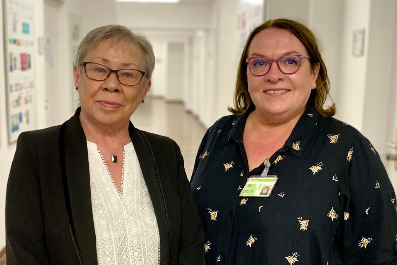 Monika Spineux (l.) und Brigitte Thiel sind die Patientenfürsprecherinnen im Klinikum Dortmund.