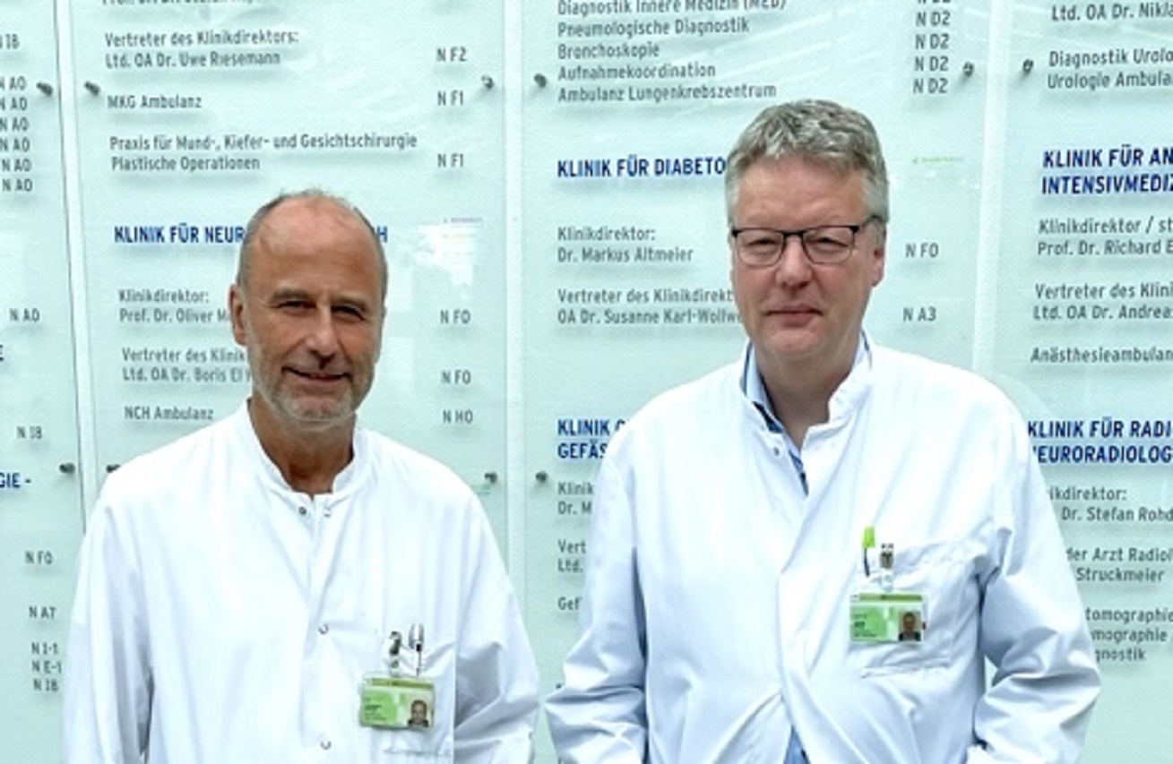 PD Dr. Bernhard Schaaf und Prof. Dr. Georg Nilius 
