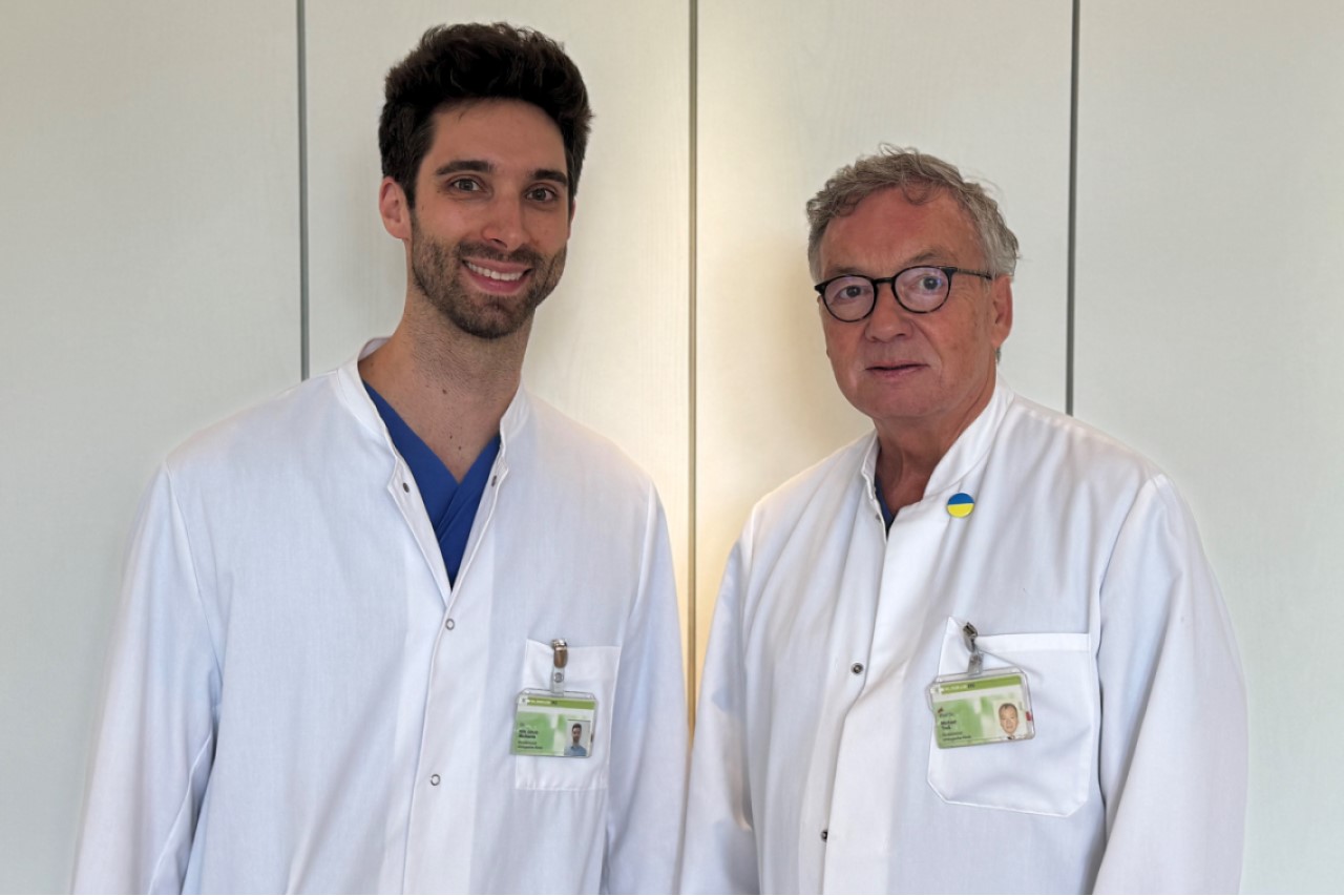 Dr. med. Jakob Michaelis (l) und Prof. Dr. med. Michael C. Truß (r)